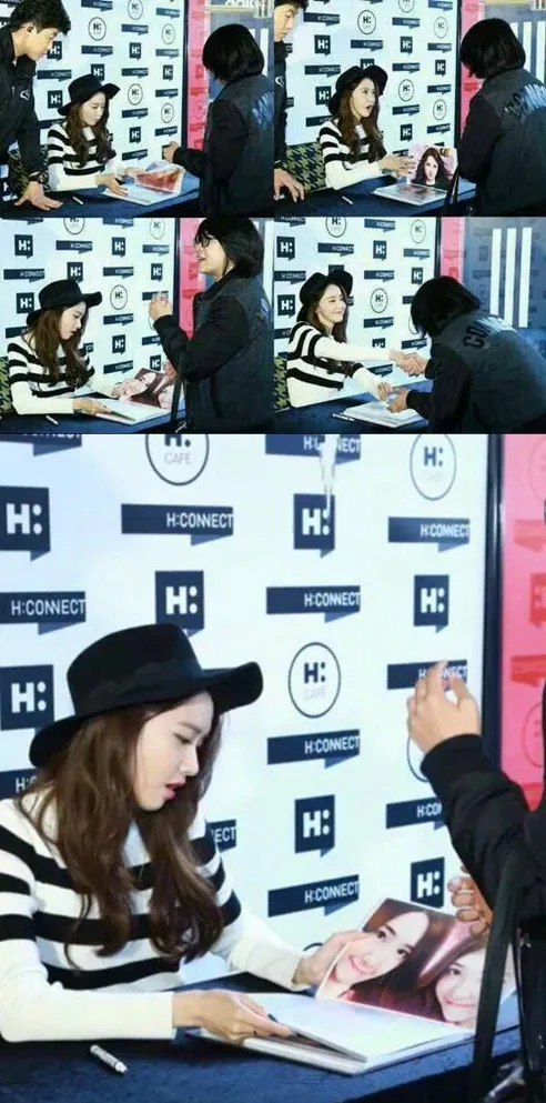 Ekspresi Yoona SNSD saat melihat fotonya dengan Jessica. © koreaboo.com