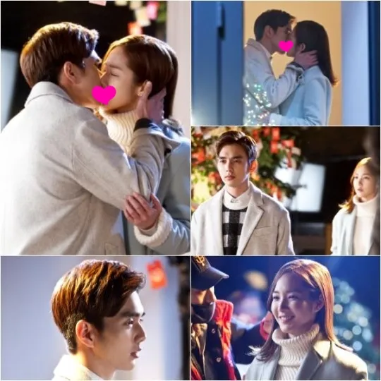 Adegan ciuman Yoo Seung Ho dan Park Min Young yang ternyata tanpa persiapan. © soompi.com