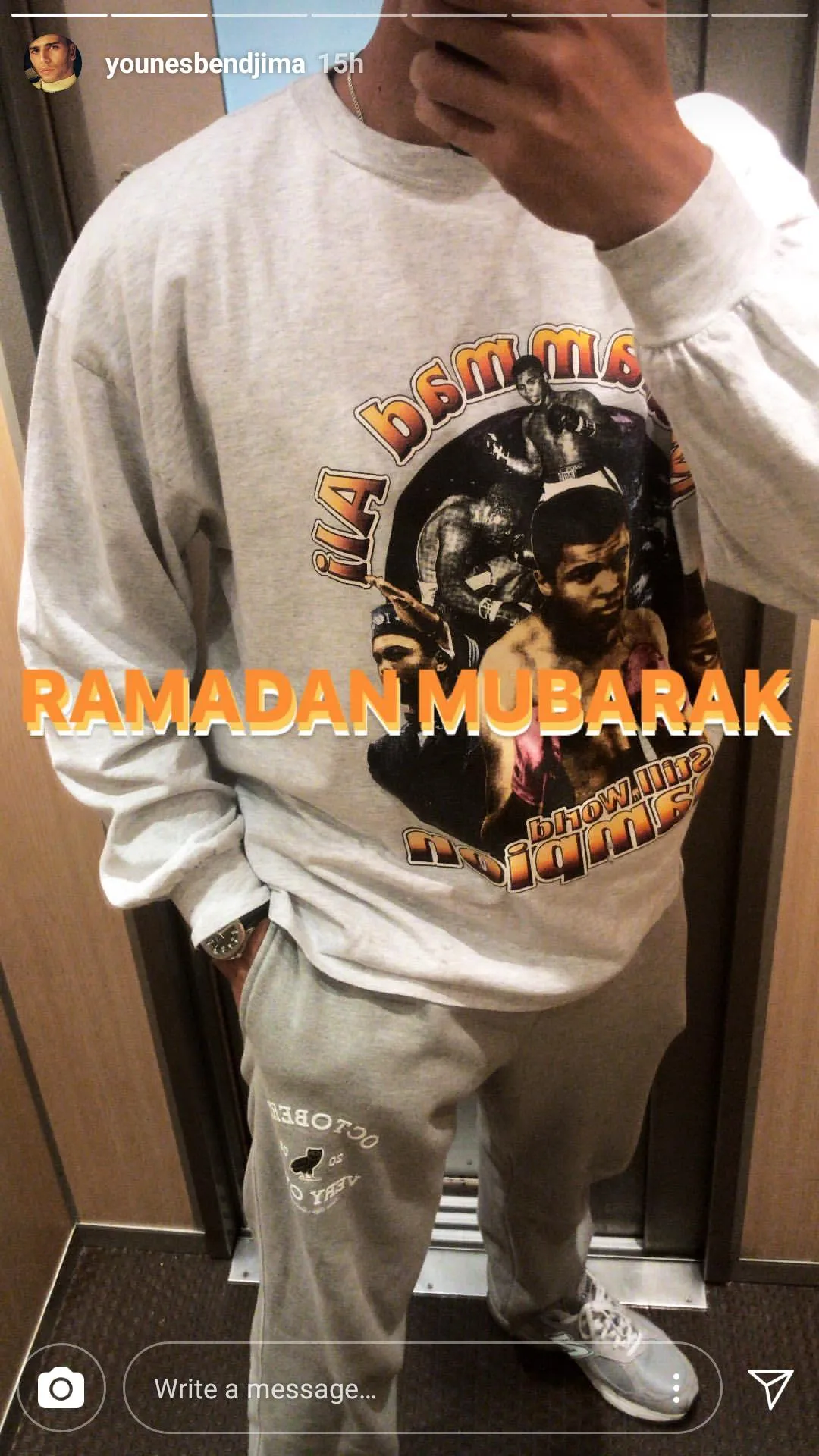Younes sudah nggak sabar menjalani ibadah puasa © instagram.com/younesbendjima