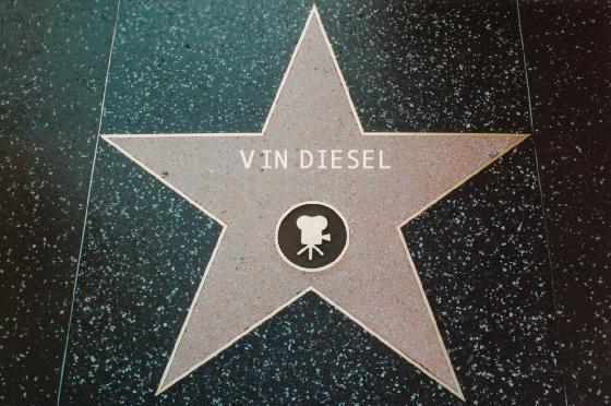 vin diesel terima bintang walk of fame