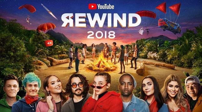 Youtube Rewind 2018 menjadi video dengan 'dislike' terbanyak di Youtube