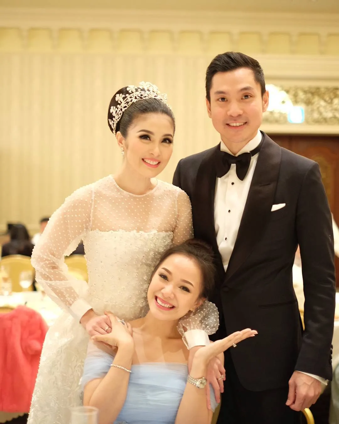Yuanita jadi bridesmaid Sandra Dewi © Instagram/yuanitachrist