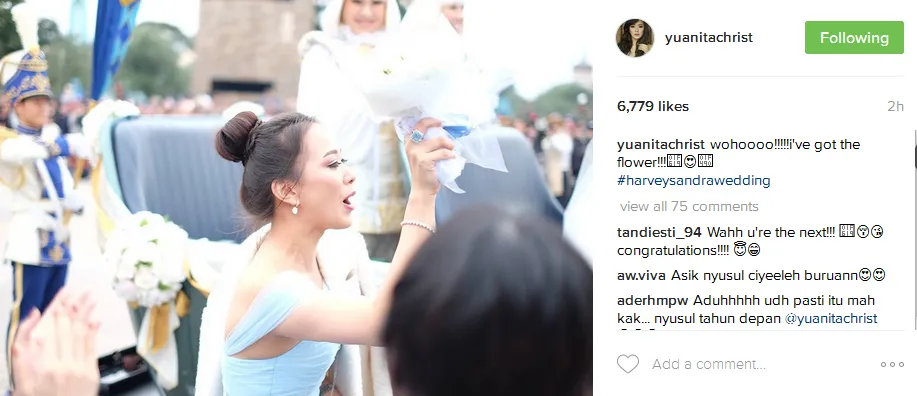 Yuanita bakal segera nyusul nikah? © Instagram/yuanitachrist