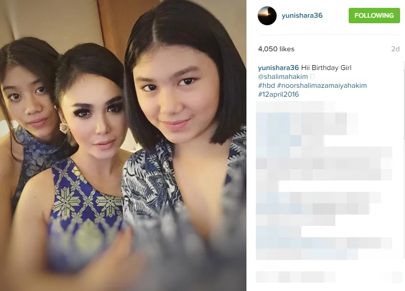 Yuni dan anak Chico, manis ya ©instagram/yunishara36