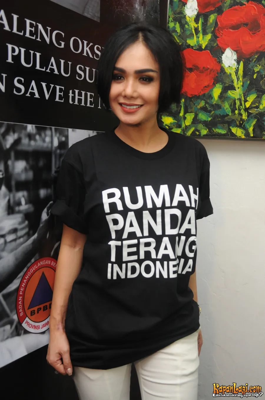 Yuni Shara mengungkap kegemaran minum kopi. ©KapanLagi.com/Bayu Herdianto