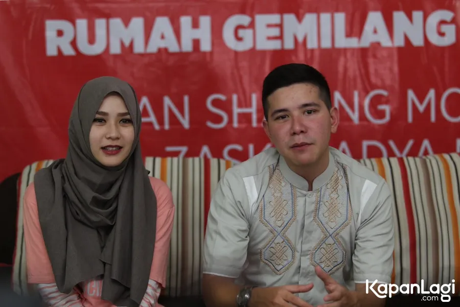 Zaskia Adya Mecca dan Haykal kamil bangun bisnis bareng © KapanLagi.com®/Budy Santoso