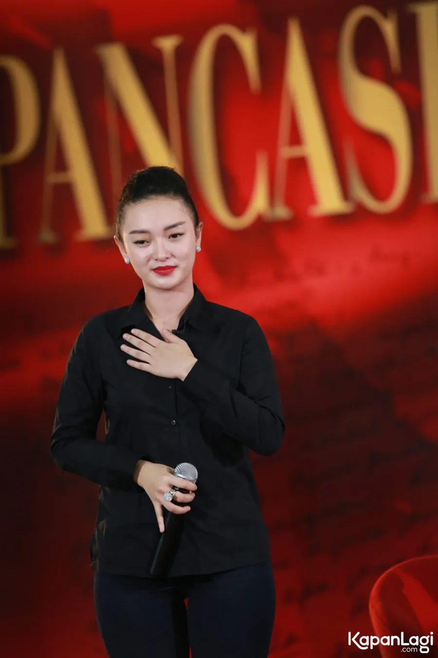 Zaskia sempat ragu jadi duta Pancasila © KapanLagi.com®/Agus Apriyanto