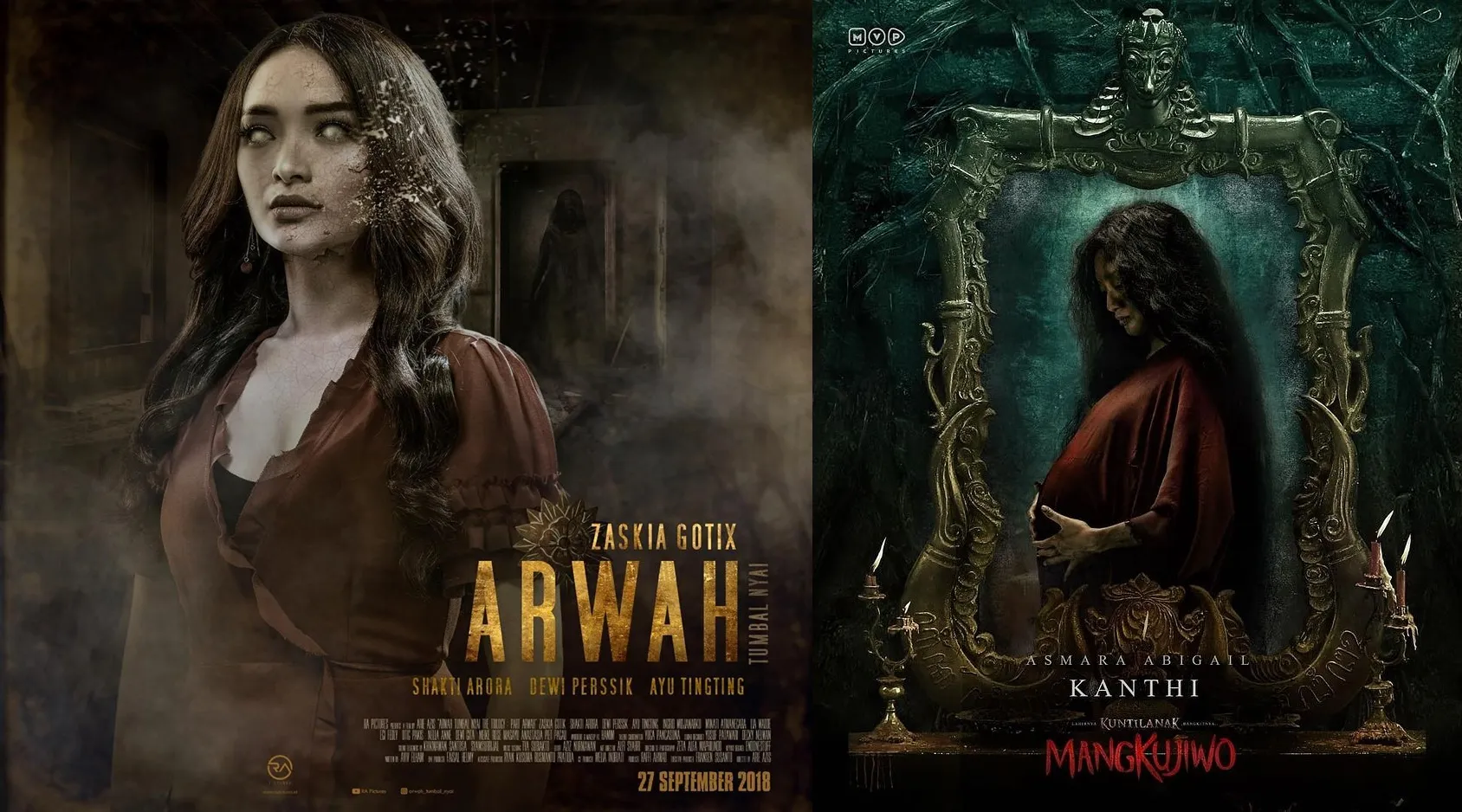 Zaskia Gotik dan Asmara Abigail © istimewa