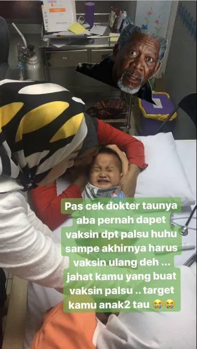 Kaba pernah dapat vaksin palsu / Credit: @zaskiadyamecca