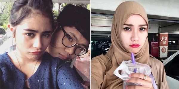 Prilly vs Zaskia @ Instagram/Prilly - Zaskia