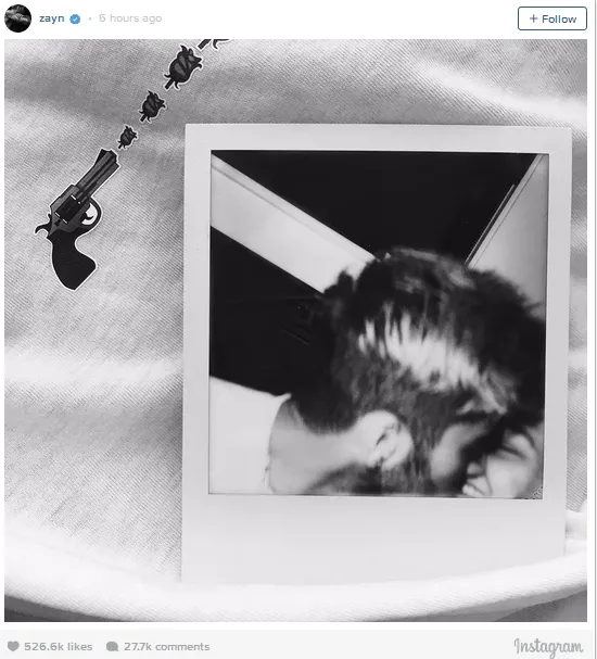 Zayn cium mesra Gigi Hadid ©instagram/zayn