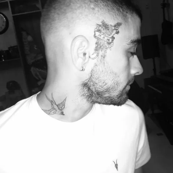 Inilah penampakan tato baru Zayn © instagram.com/zayn