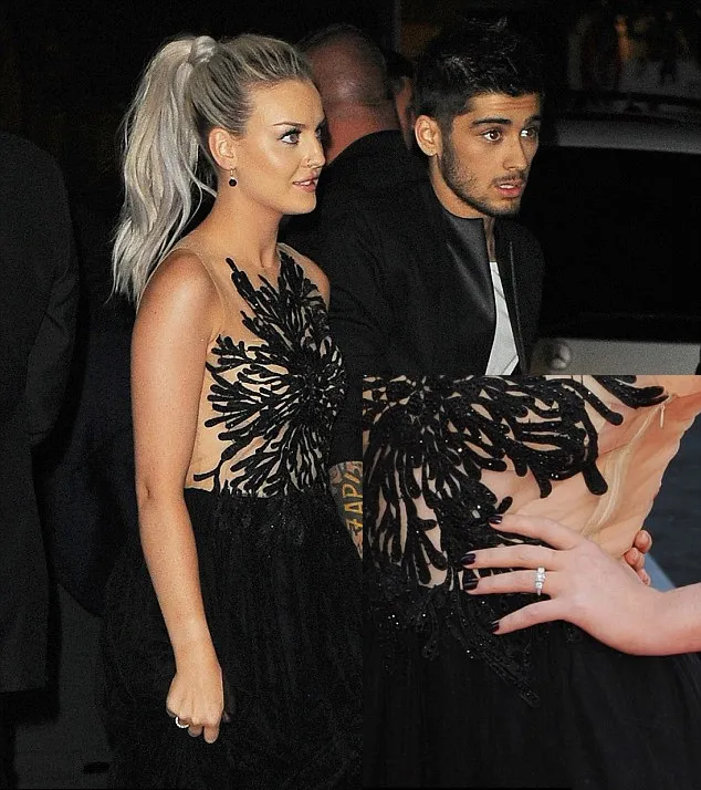 Perrie Edwards dan Zayn Malik @ dailymail.co.uk