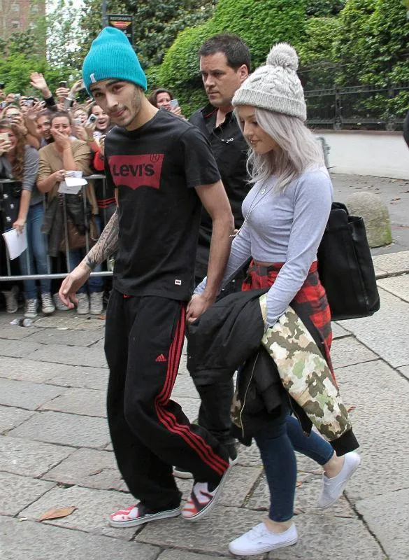 Zayn dan Perrie @ fameflynet.com