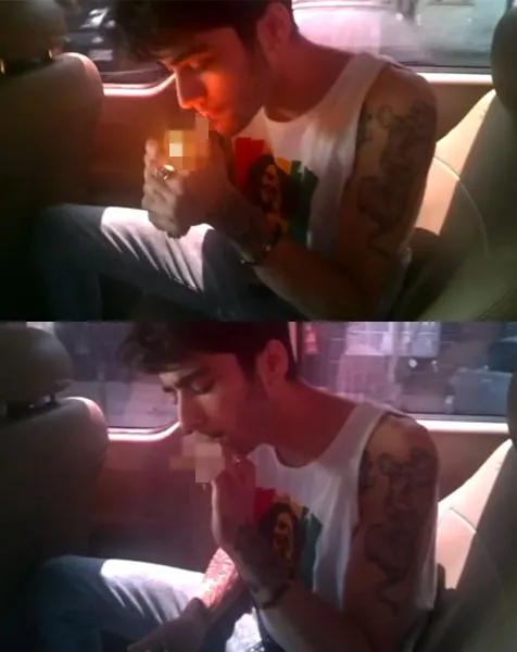 Salah satu potret Zayn dalam video @ mailonline