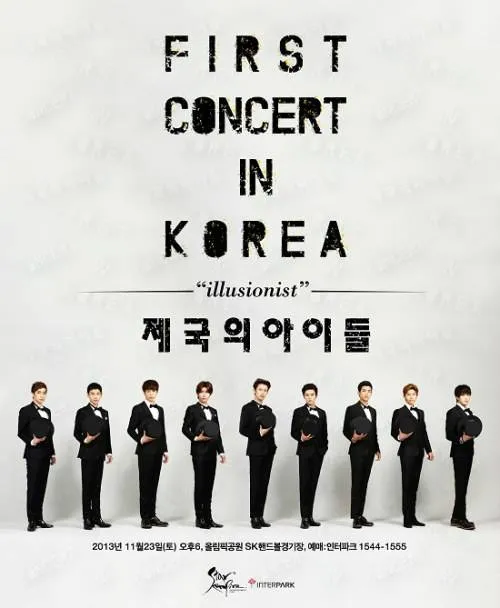 Poster resmi konser tunggal ZE:A di Korea Selatan ©allkpop.com