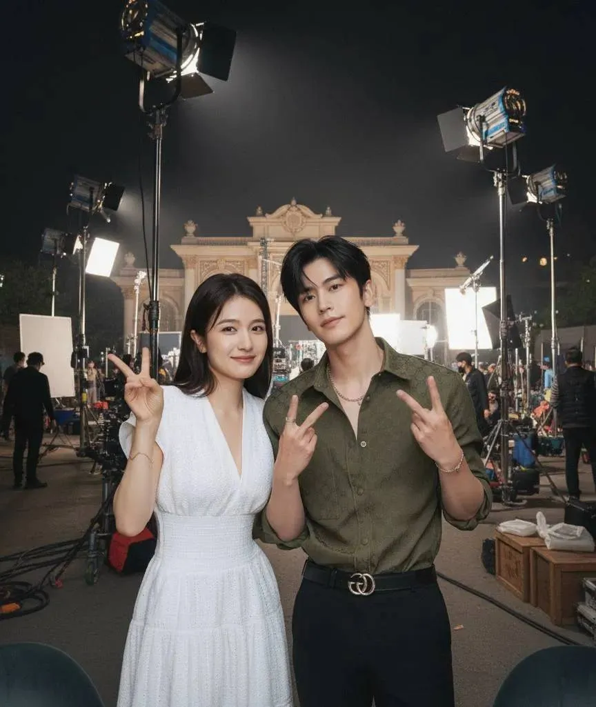 Li Landi dan Zhang Linghe - created by AI