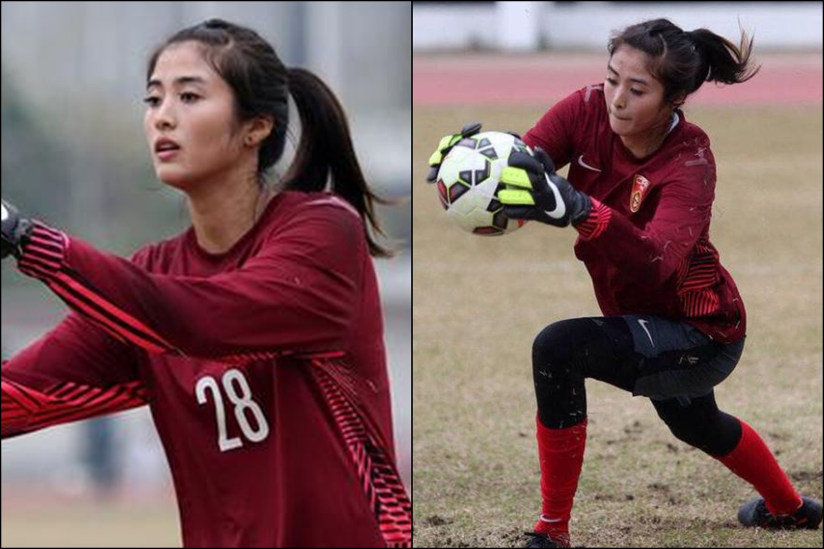 Zhao Lina Kiper Sepakbola Wanita China Ini Bikin Hati Pria Leleh