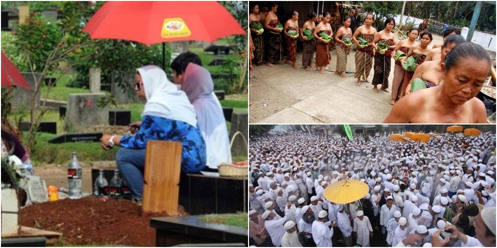 Tradisi yang hampir dilakukan oleh seluruh masyarakat daerah Indonesia menjelang Ramadhan adalah ziarah kubur © istimewa