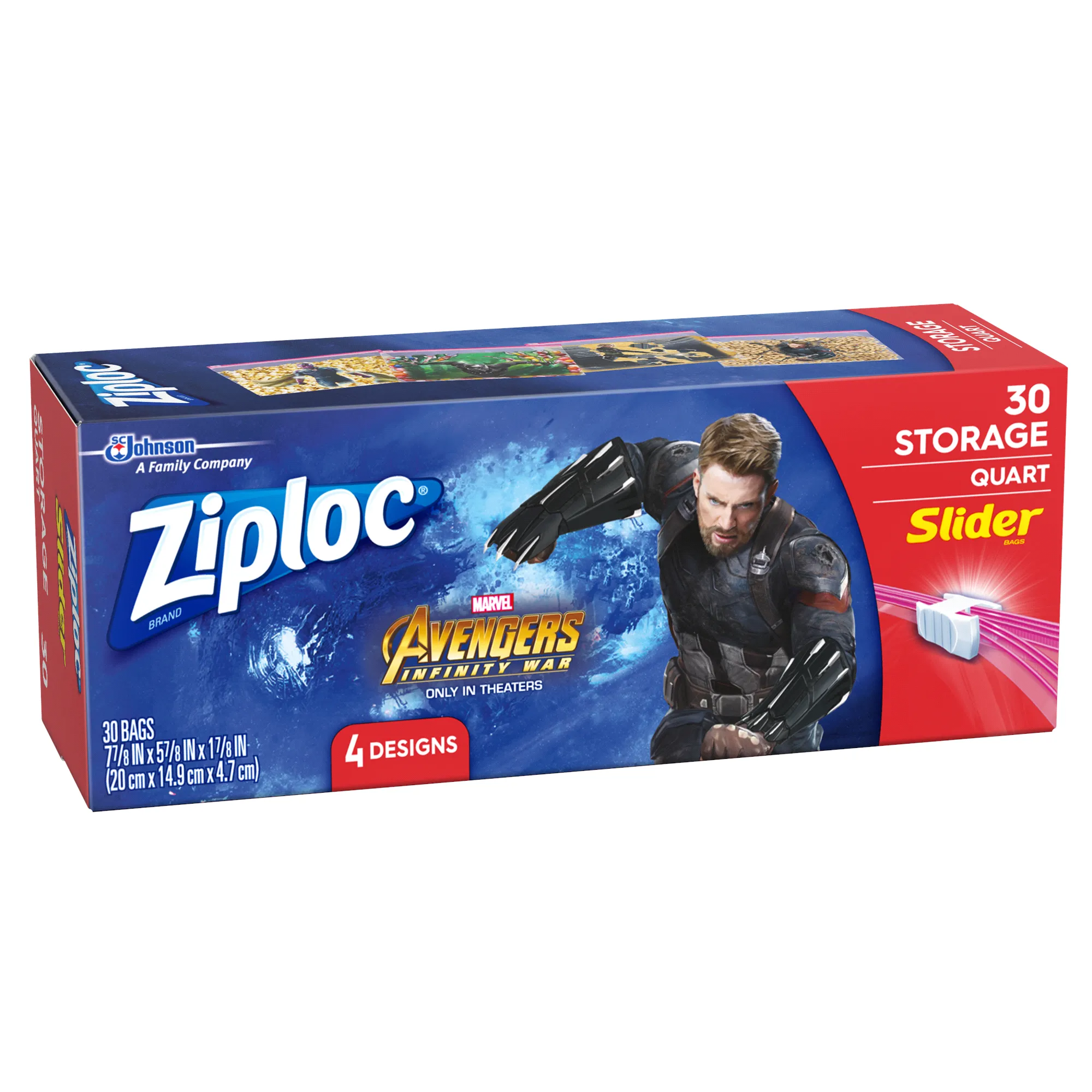 AVENGERS: INFINITY WAR ada di kemasan Ziploc edisi khusus © Ziploc