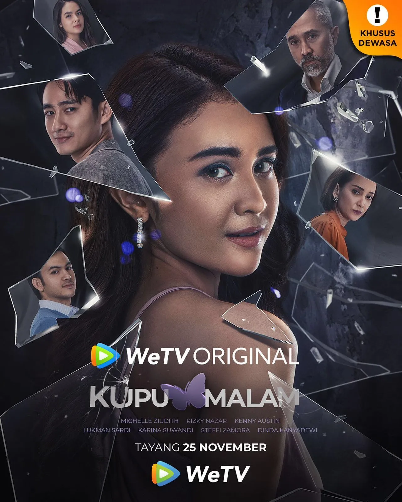 Memerankan karakter Kupu-Kupu Malam