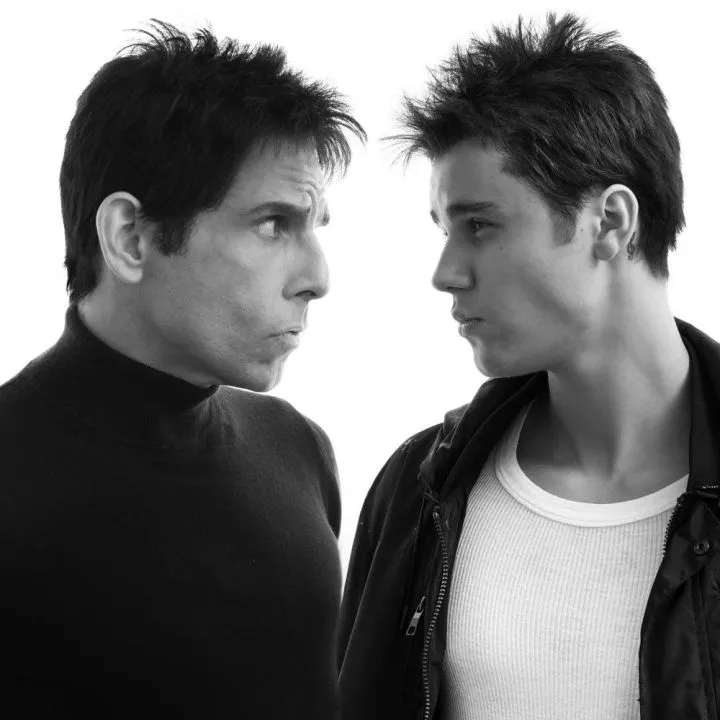 Ben Stiller dan Justin Bieber sama-sama mengumumkan keikutsertaan JB di ZOOLANDER 2 © Instagram/Ben Stiller