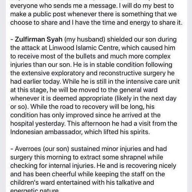 Postingan istri Zulfirman Syah @@ instagram.com/shaunking