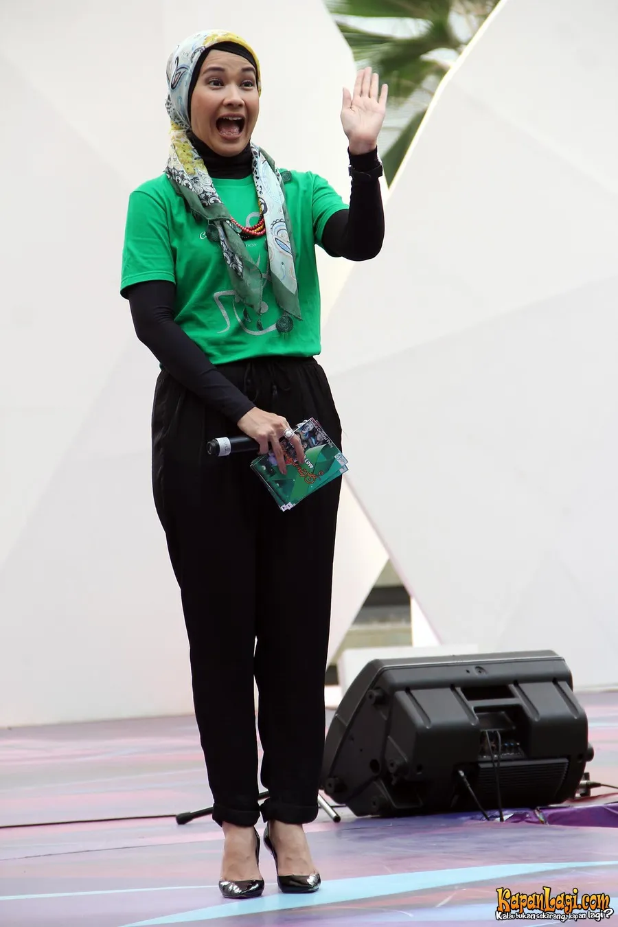 Alya Rohali tak masalah pakai hijab branded. @KapanLagi.com®