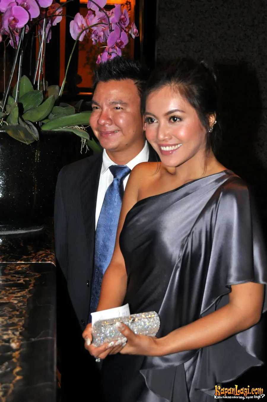 Denada dan Jerry Aurum saat masih bersama. Foto: KapanLagi.com