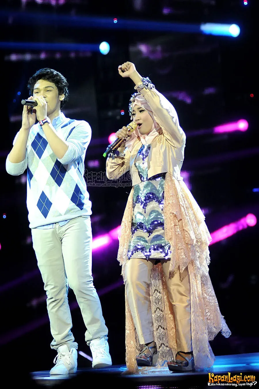 Kembali bersanding, Mikha dan Fatin ©KapanLagi.com®
