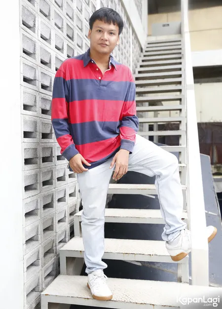 Foto Muhammad Ilham Fauzi Smash