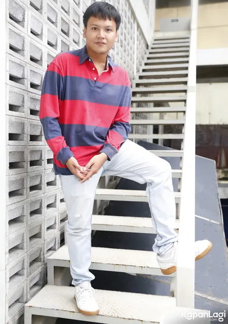 Foto Muhammad Ilham Fauzi Smash