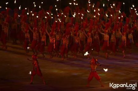 Foto Opening Ceremony Asian Games 2018