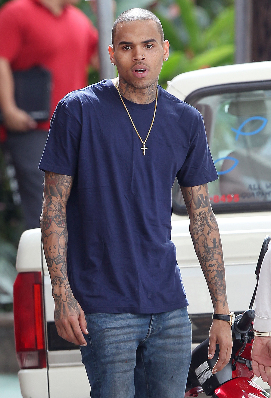 Chris Brown © Fameflynet