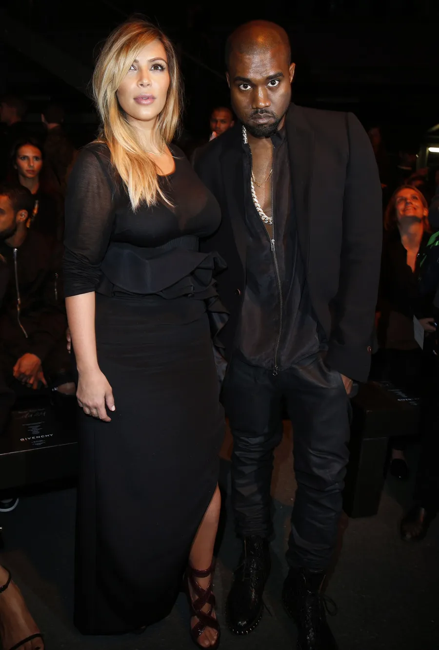 Kim dan Kanye @ fameflynet.com