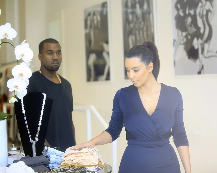 Kanye West - Kim Kardashian: @Shutterstock