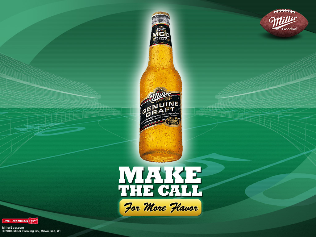 Wallpaper - Miller Genuine Draft - Football - KapanLagi.com