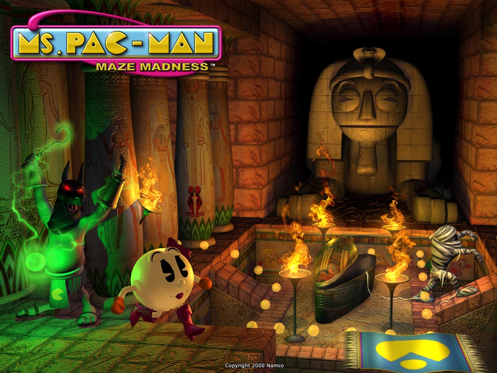 Ms. Pac-Man Maze Madness