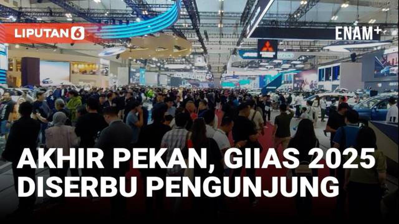 VIDEO: Akhir Pekan, GIIAS 2025 Dibanjiri Ribuan Pengunjung