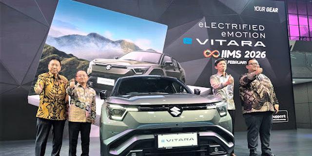 Suzuki Luncurkan e VITARA di IIMS 2026, Tandai Babak Baru Mobilitas Listrik di Indonesia