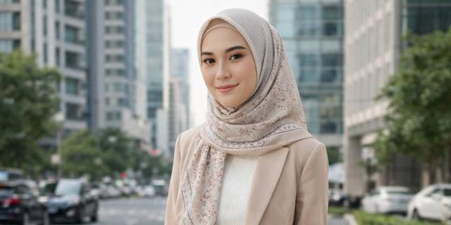 Inspirasi Hijab Motif Favorit Gen Z agar Look Bukber Ramadan Makin Chic 6