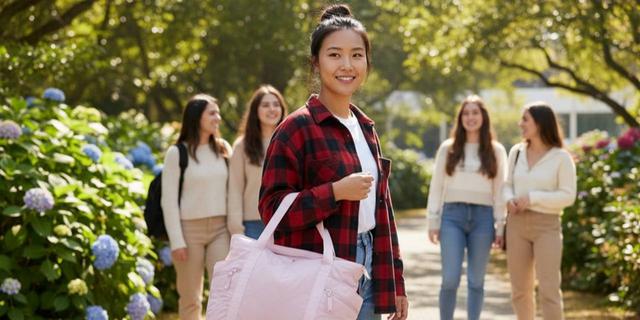 Tote Bag Kuliah Ukuran Besar yang Praktis untuk Bawa Laptop dan Perlengkapan Kampus 6