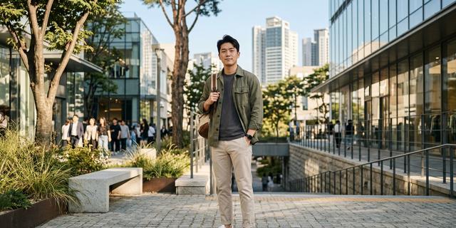 Rekomendasi Celana Chino Pria, Andalan Gaya Smart-Casual yang Selalu Relevan 8