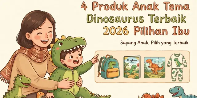 4 Produk Anak Tema Dinosaurus Terbaik 2026 Pilihan Ibu 6