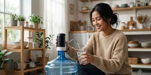Tak Perlu Angkat Galon Lagi, Pompa Galon Elektrik Bikin Aktivitas Minum Lebih Praktis 9