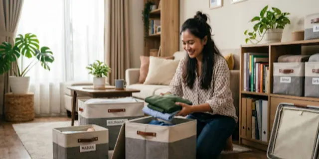 Rumah Berantakan? Storage Box Lipat Jadi Solusi Praktis Bikin Ruangan Rapi Seketika 4