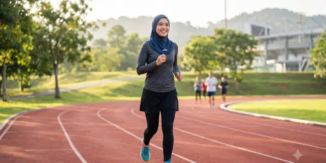 Rok Legging Hijab Friendly yang Nyaman Dipakai, Bikin Aktivitas Olahraga Makin Maksimal 8