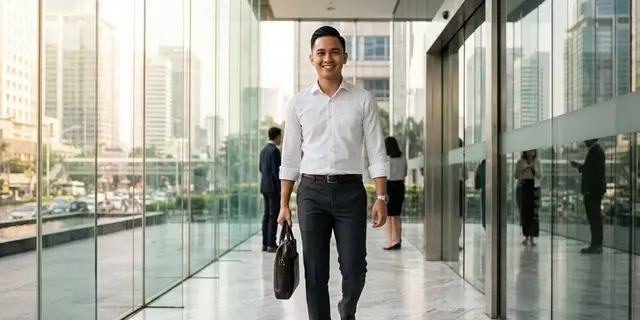 Celana Bahan Formal Pria: Pilihan Nyaman untuk Tampil Profesional Seharian 3