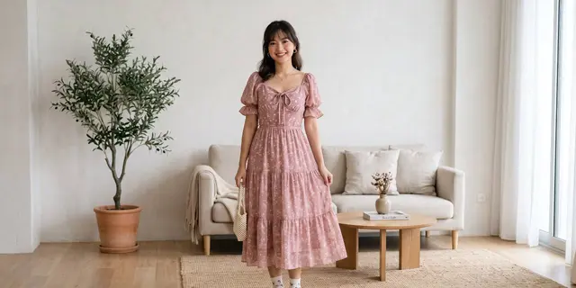 Bikin Penampilan Lebih Chic, Ini Dress Korean Style Terbaik untuk Sehari-hari 7