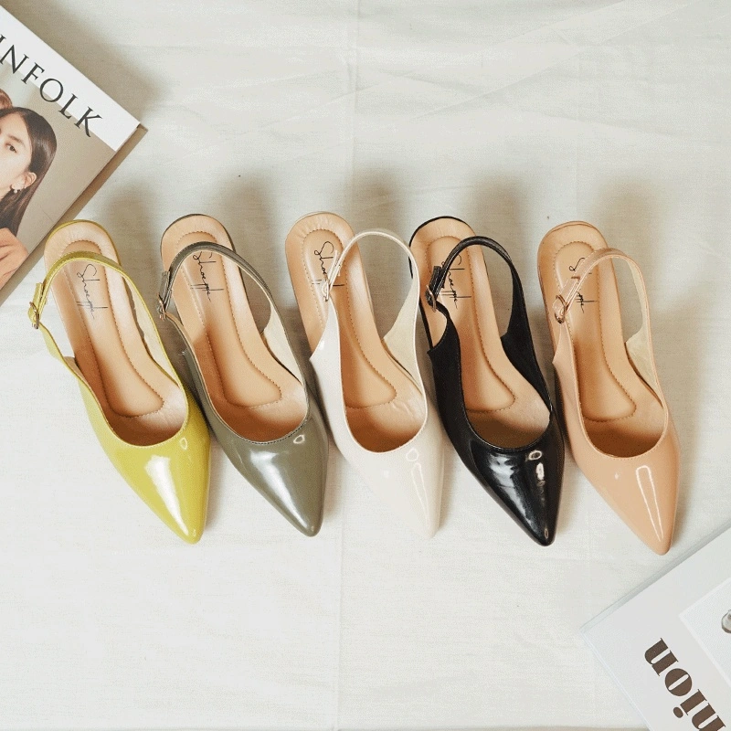 SHOEPPLE HASEPSUT Cindy Kitten Heels Glow | Hak 5 Cm | Sepatu Heels Wanita | Heels Cassual | Casual Mules
